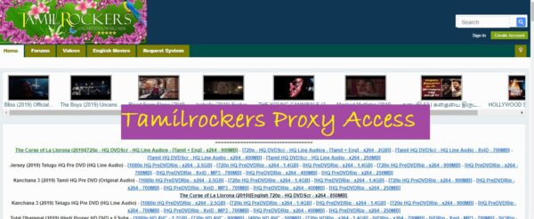 Tamilrockers Proxy Access and unblock site using VPN