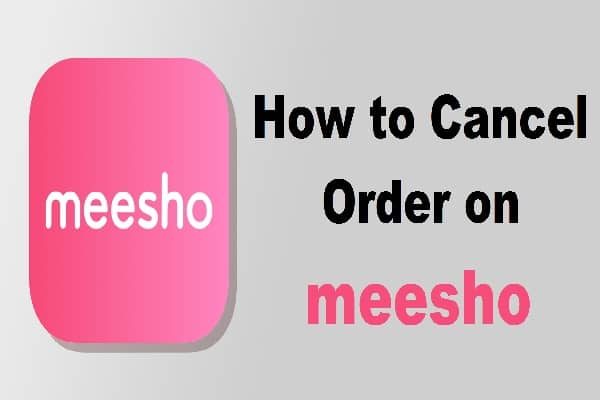 How to cancel order on Meesho
